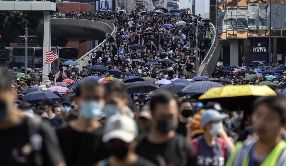 Une marée humaine en colère