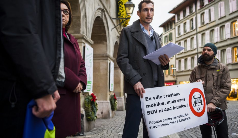 Croisade contre les 4x4 en ville de Lausanne