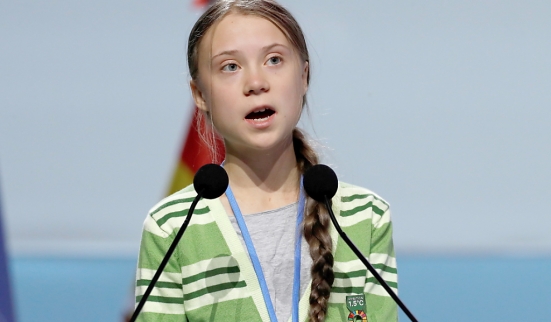 Greta Thunberg parle de tromperie