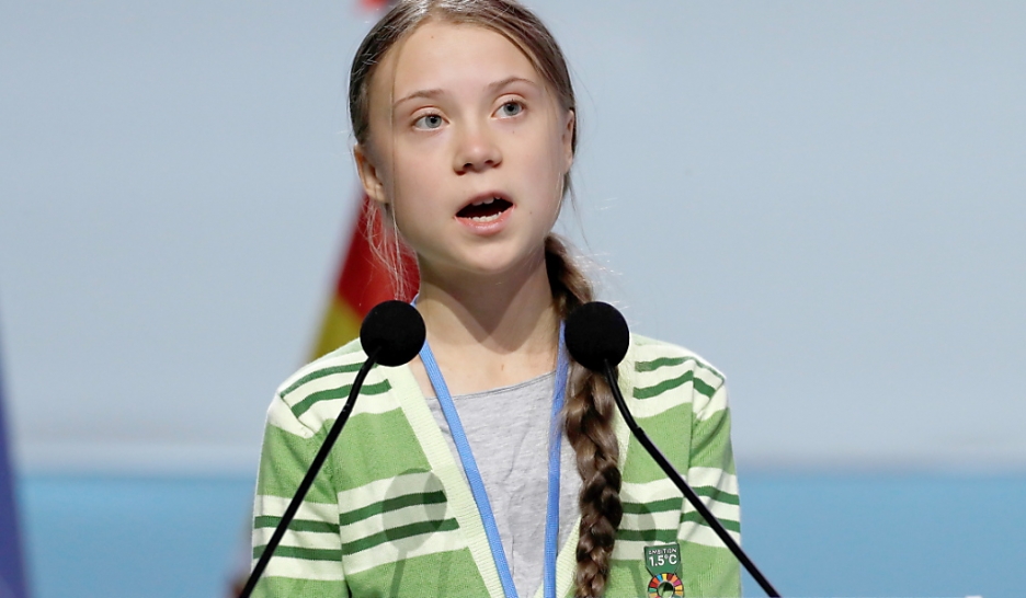 Greta Thunberg parle de tromperie