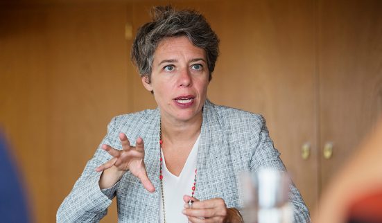 Sandrine Salerno, le «recentrage»