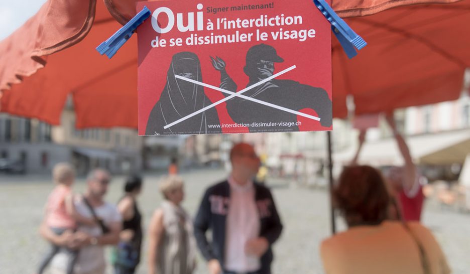 Le Parlement rejette l'initiative anti-burqa