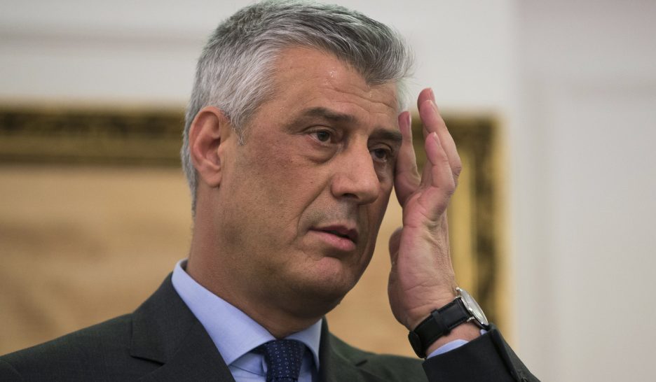 Le président Hashim Thaci accusé de crimes de guerre