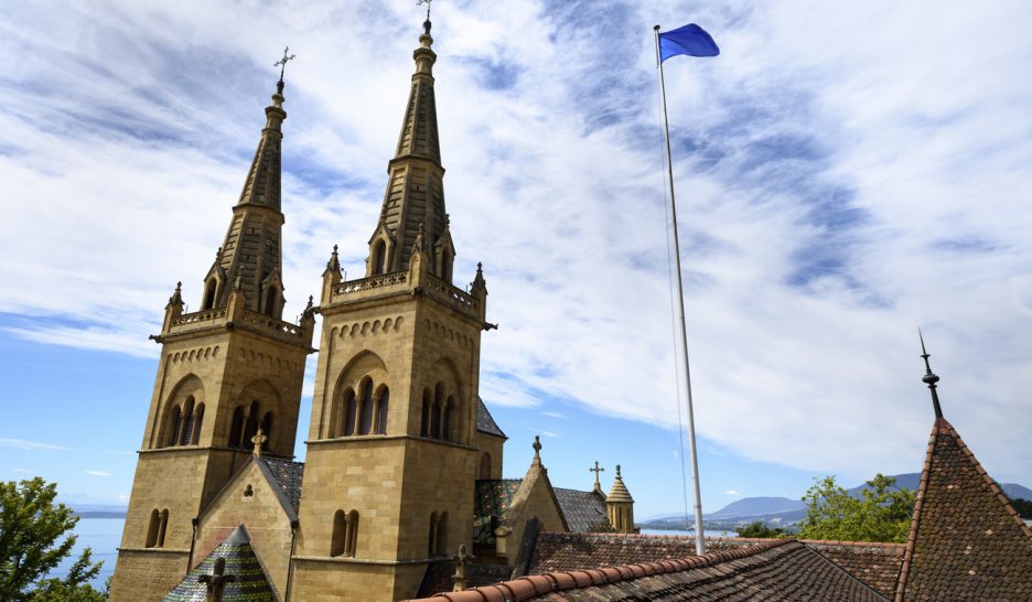 Pavillon bleu hissé sur le Château