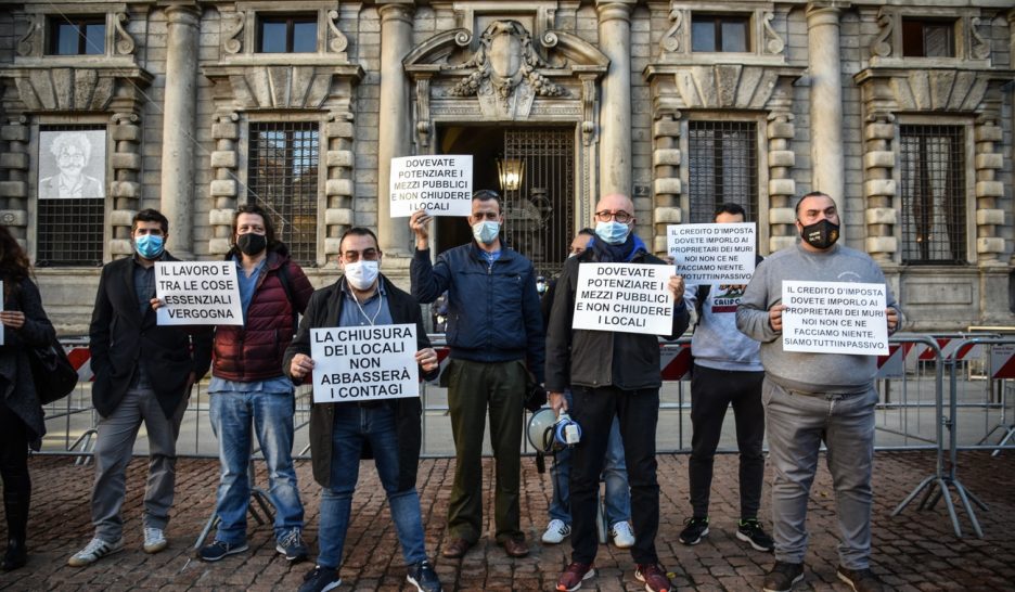 Des Italiens en colère
