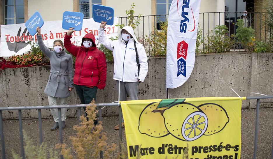 La colère du personnel de santé