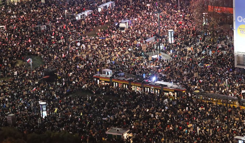 Manifestation pour le droit à l'avortement