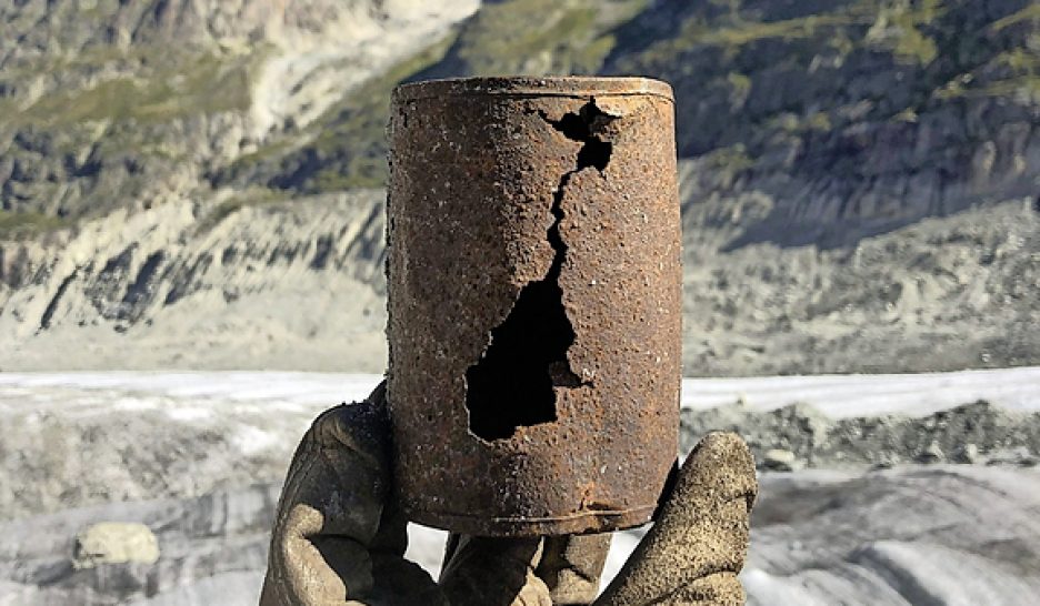 Sur la mer de Glace, des ordures 2
