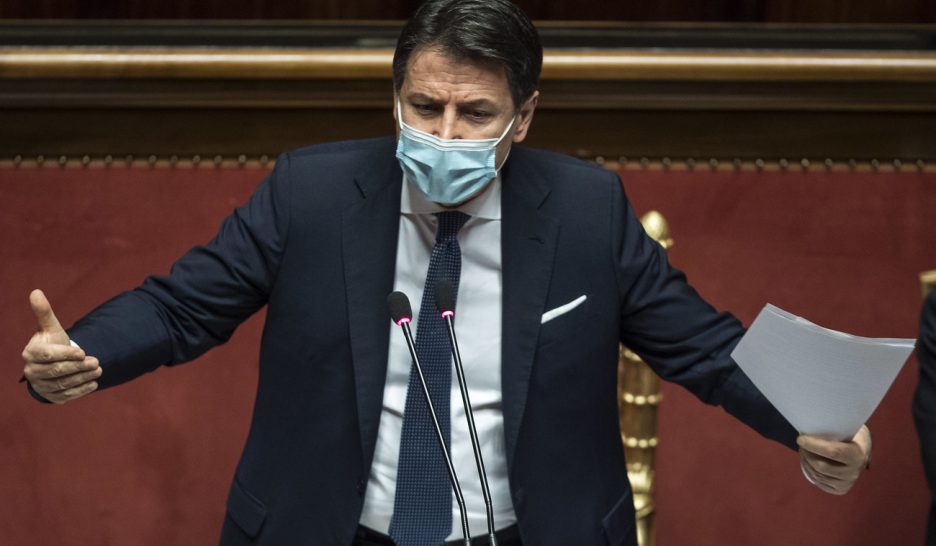 Démission du premier ministre Conte 1