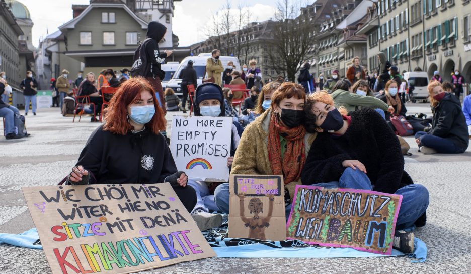 Des sit-in dans une quinzaine de villes suisses