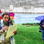 Mobilisations syndicales devant l’hôpital