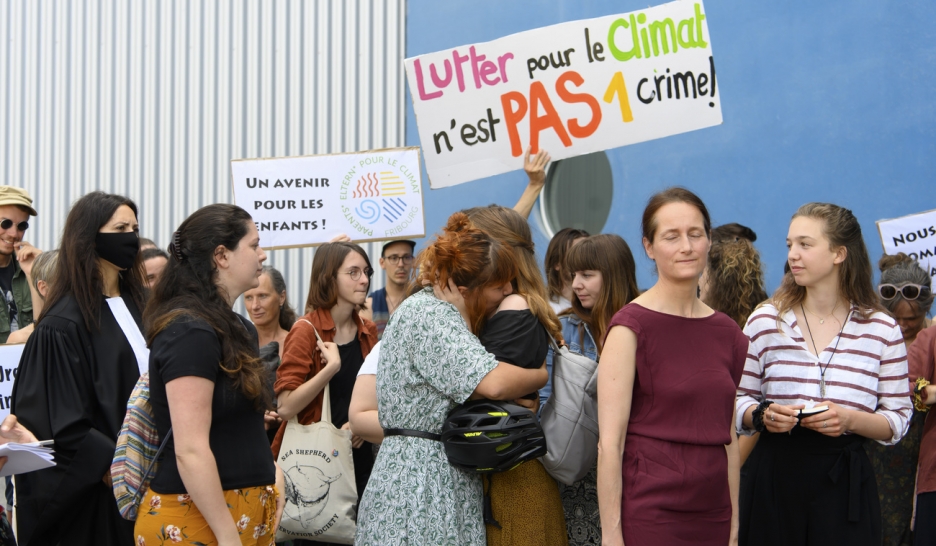 Fribourg: les 30 activistes du climat condamnés