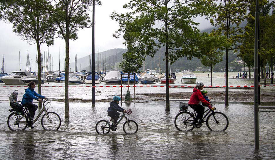 Bienne sous les flots