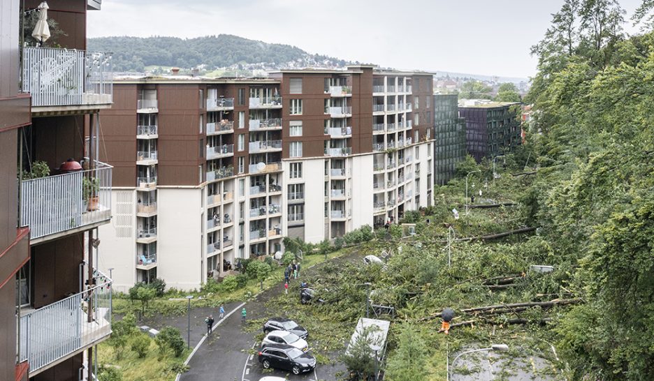 Presque une tornade à Zurich