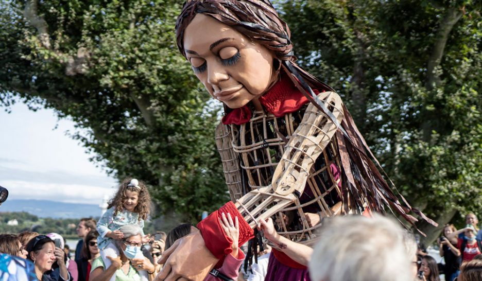 Amal, 9 ans, réfugiée de 3,5 mètres