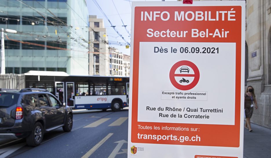 Bel-Air fermé au trafic individuel