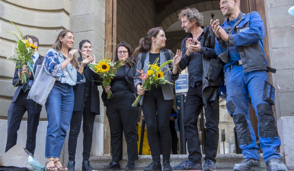 Militant·es de l'action 4m2 acquitté·es