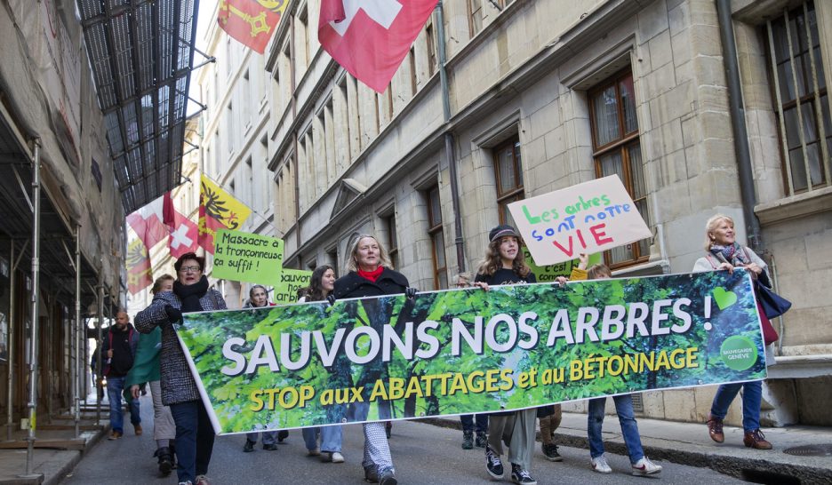 Manifestation pour les arbres