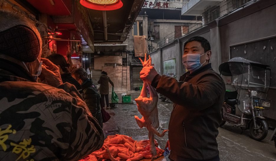 Premier cas à nouveau lié au marché de Wuhan
