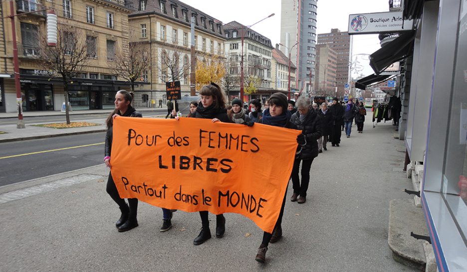 Mobilisations romandes contre les violences sexistes