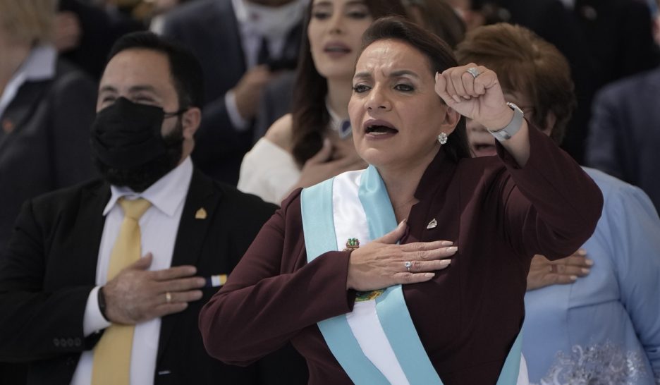 Xiomara Castro investie présidente