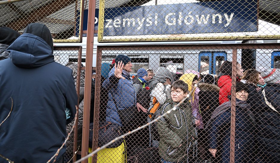 Les Ukrainiens forcés à l’exil