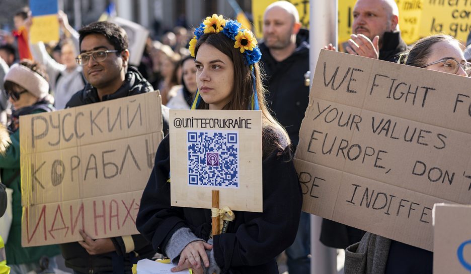 3500 personnes manifestent contre la guerre à Genève