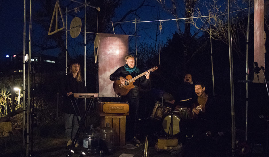 La tête dans les branches