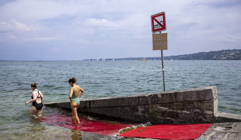 Baignade au quai Wilson