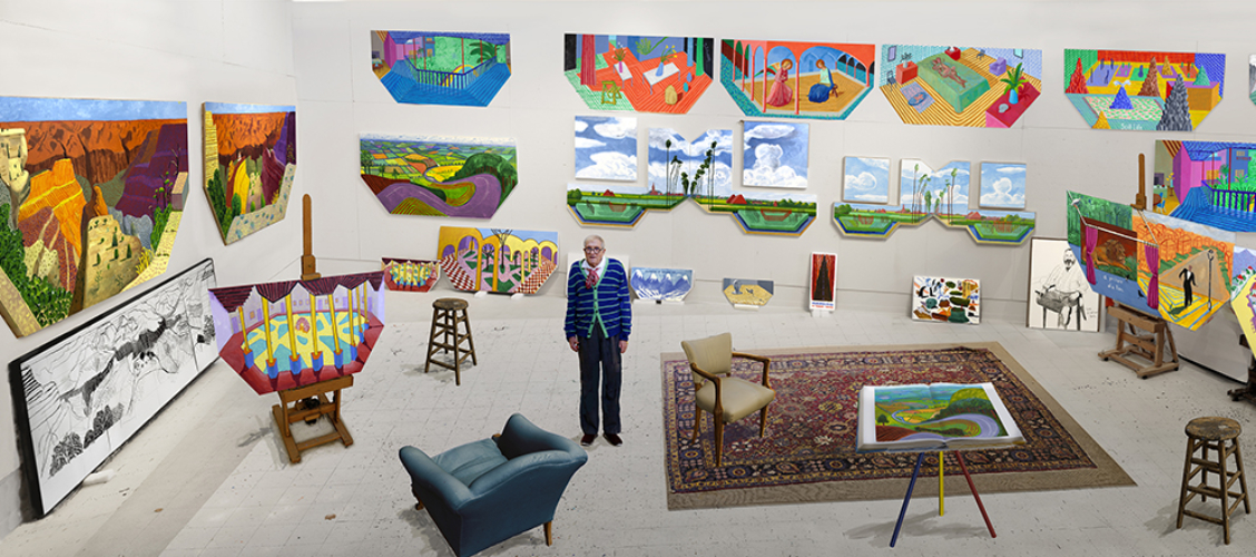 David Hockney en regard