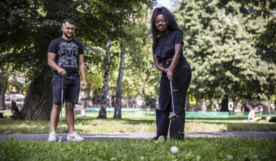 Un parcours de golf en ville 1