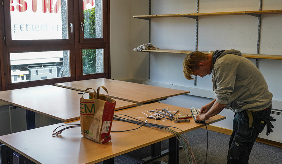 Genève, le 16.09.2022
Déménagement du Le Courrier au cube.
Le Courrier / J.-P. Di Silvestro