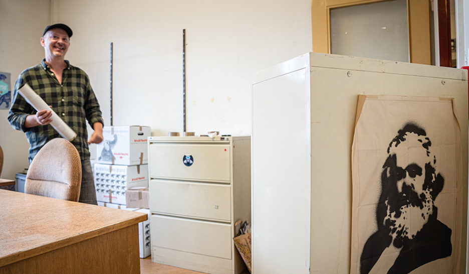 Genève, le 15 septembre 2022
Déménagement des bureaux du Courrier de la Rue de la Truite vers l&rsquo;Avenue de la Jonction.
Le Courrier / © Cédric Vincensini