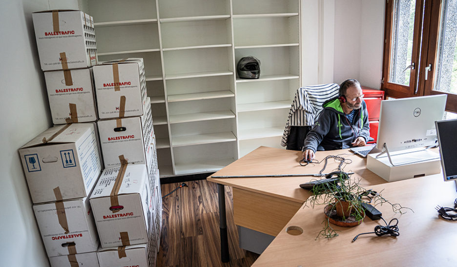 Genève, le 16 septembre 2022
Déménagement des bureaux du Courrier de la Rue de la Truite vers l&rsquo;Avenue de la Jonction.
Le Courrier / © Cédric Vincensini