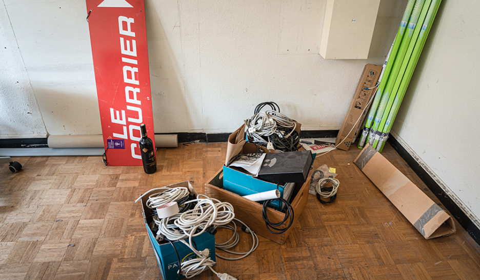 Genève, le 16 septembre 2022
Déménagement des bureaux du Courrier de la Rue de la Truite vers l&rsquo;Avenue de la Jonction.
Le Courrier / © Cédric Vincensini