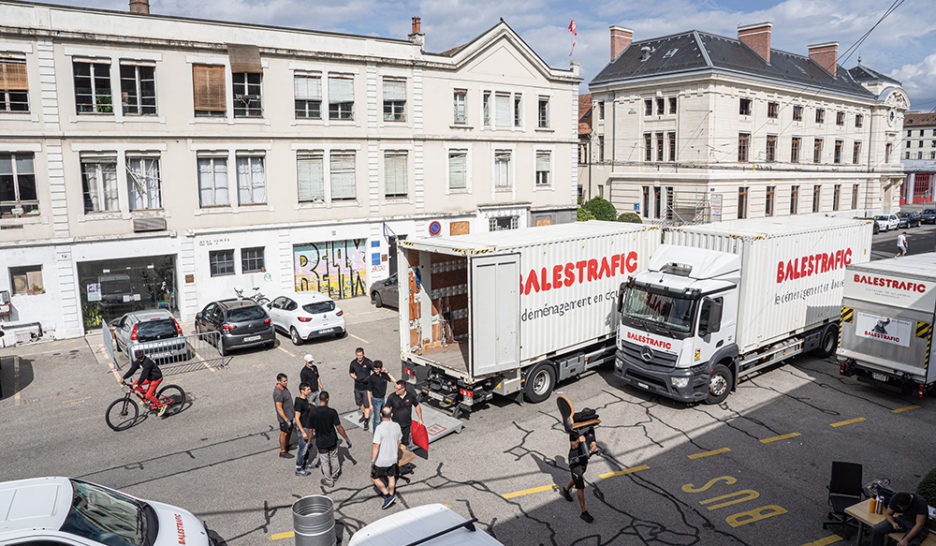 Genève, le 16 septembre 2022
Déménagement des bureaux du Courrier de la Rue de la Truite vers l&rsquo;Avenue de la Jonction.
Le Courrier / © Cédric Vincensini