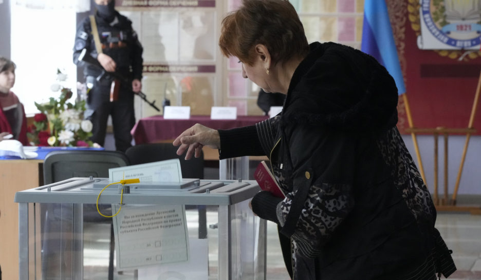 La Russie annexe quatre régions