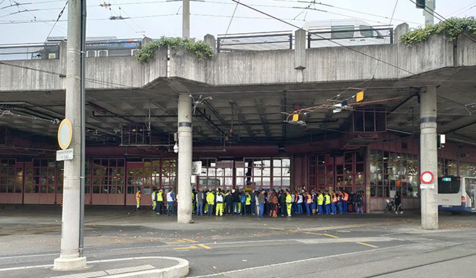 Aux TPG, une mobilisation dès le matin