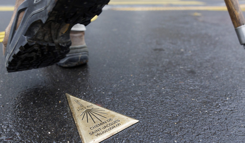 Des coquilles de bronze pour guider les pèlerins