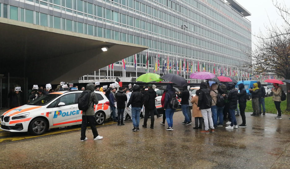 Des militant·es ont occupé l’OMS