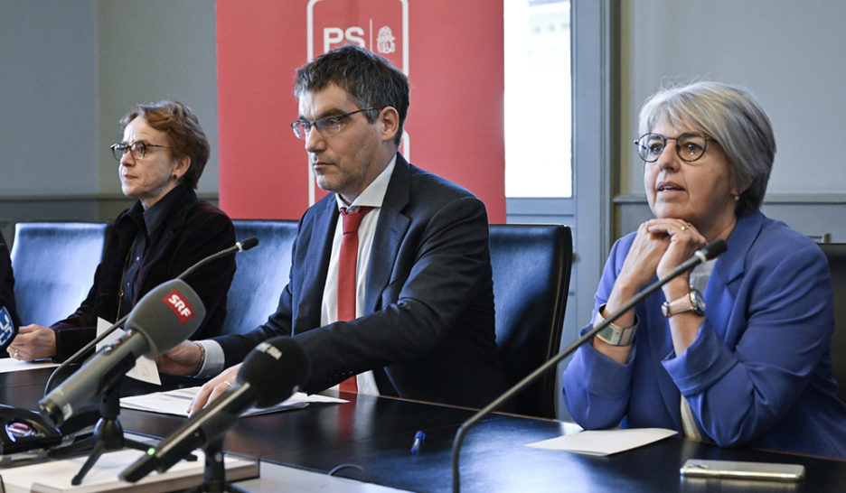 Le groupe PS lance Eva Herzog et Elisabeth Baume-Schneider