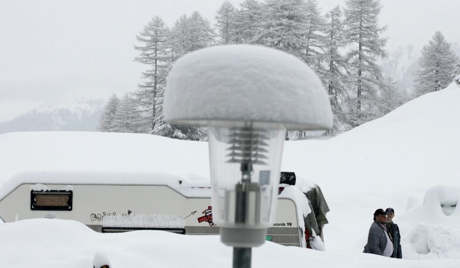 Au camping pour Noël