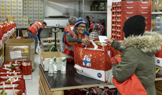 Un peu de la magie des fêtes partagée