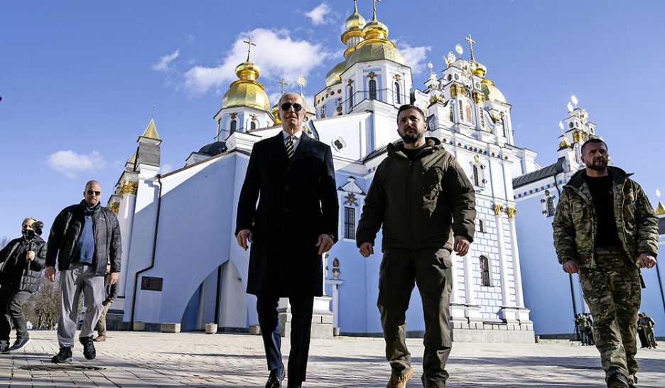 Visite surprise de Joe Biden