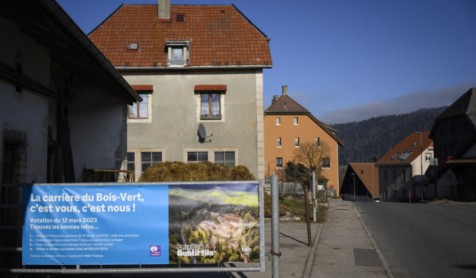 La Sagne refuse l'extension de la carrière