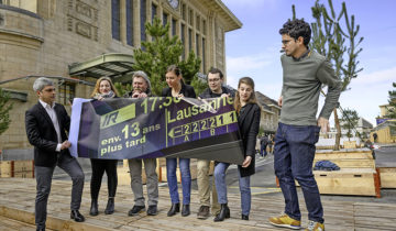 Union contre les retards de la gare