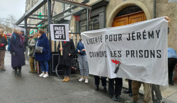 Militant du climat derrière les barreaux