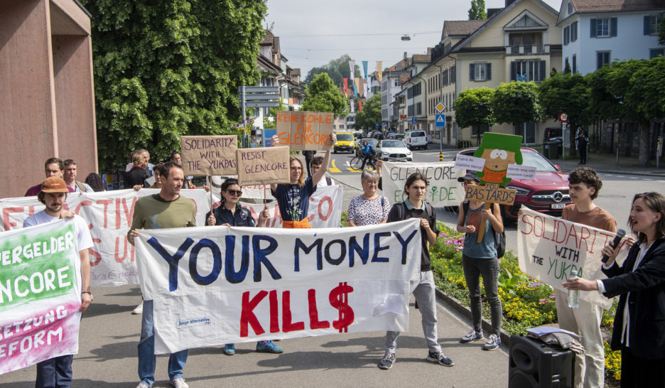 Glencore chahutée à Zoug