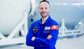 Premiers pas de l’astronaute