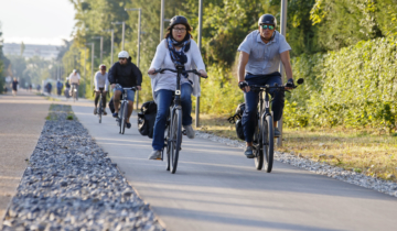 Les cyclistes comptent les cyclistes